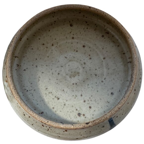 Studio Art Pottery Signed Bunny McBride Stoneware 2 Pc Jar Glazed Speckles RARE - Picture 14 of 16